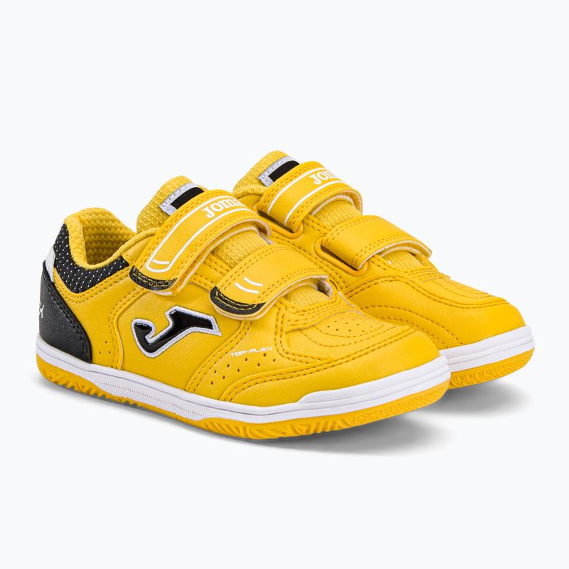 Kinder Fußballschuhe Joma Top Flex IN orange/safran/schwarz 4