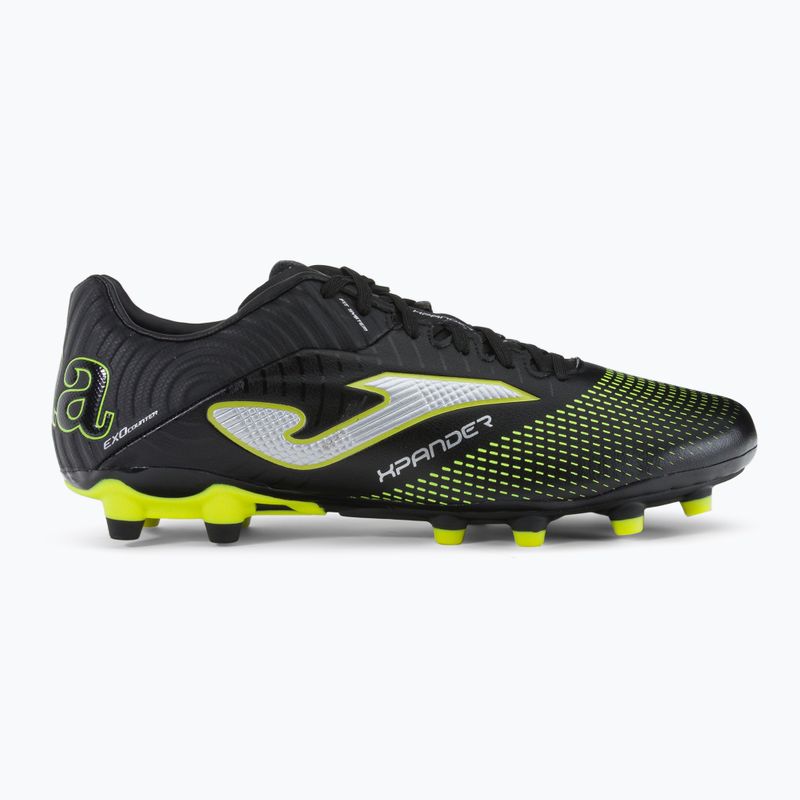 Joma Herren Fußballschuhe Xpander FG schwarz/lemon fluor 2