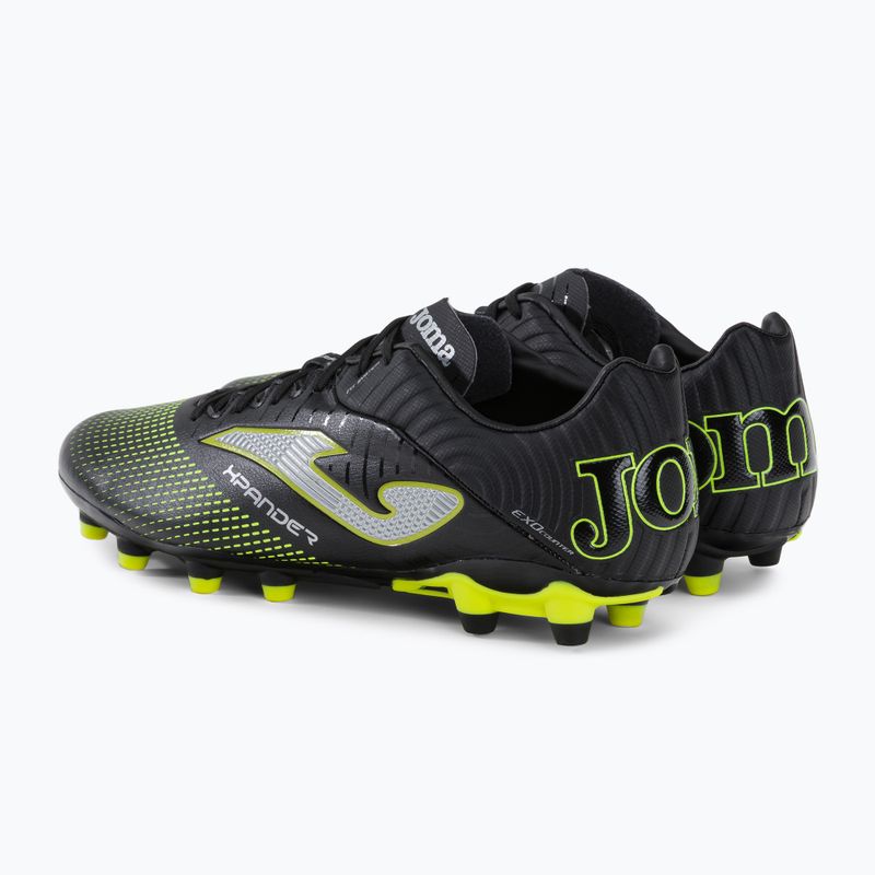 Joma Herren Fußballschuhe Xpander FG schwarz/lemon fluor 3