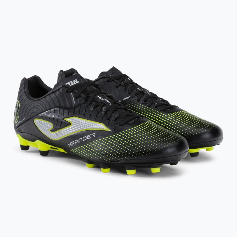 Joma Herren Fußballschuhe Xpander FG schwarz/lemon fluor 4