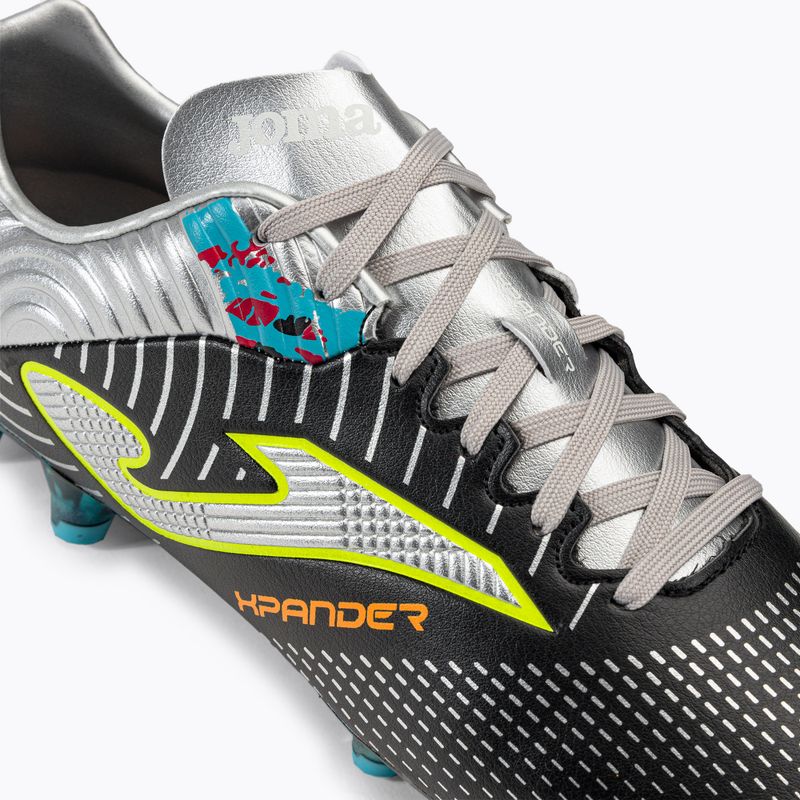 Joma Herren Fußballschuhe Xpander FG schwarz/silber 8
