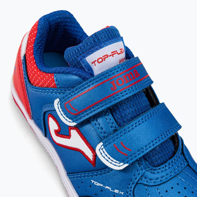Kinder-Fußballschuhe Joma Top Flex IN royal/rot 8