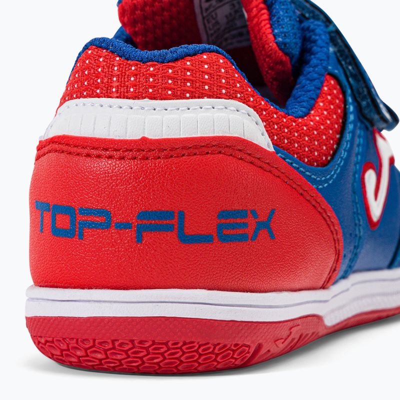 Kinder-Fußballschuhe Joma Top Flex IN royal/rot 9