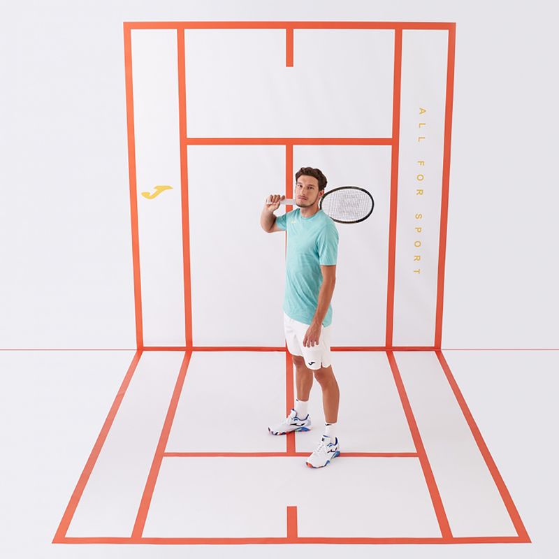 Herren Joma Challenge Tennisshirt türkis 4