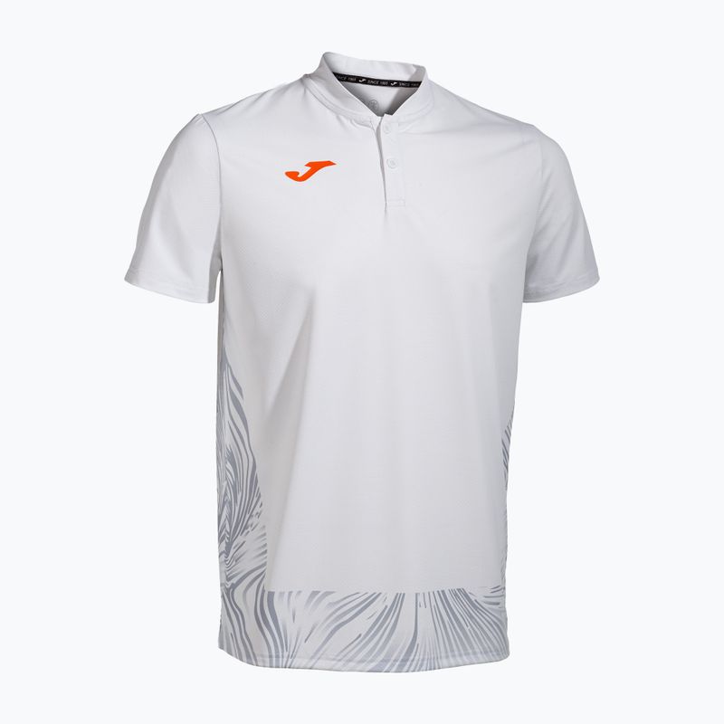 Herren-Tennisshirt Joma Challenge Polo weiß 3