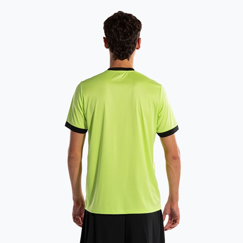 Herren-Tennisshirt Joma Court lime/schwarz 3