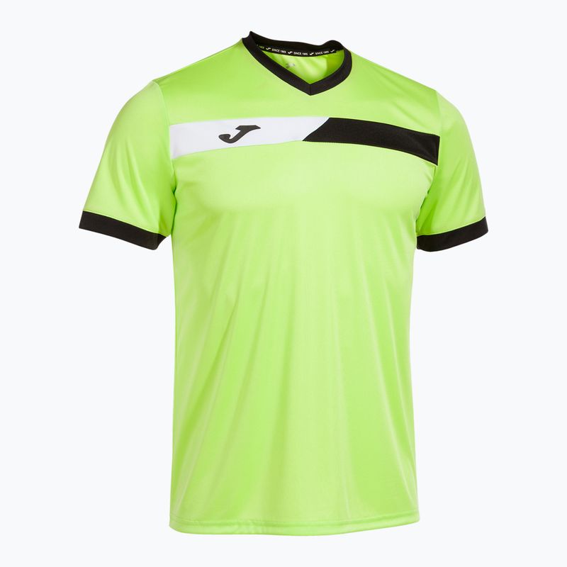 Herren-Tennisshirt Joma Court lime/schwarz 5
