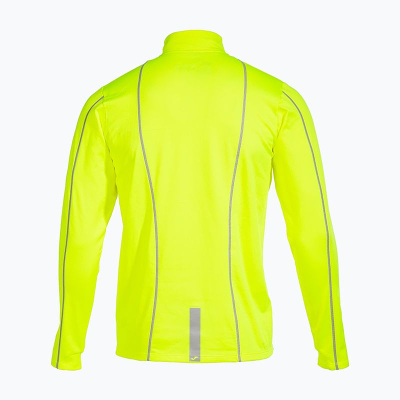 Herren Joma R-Trail Nature fluor gelbes Laufsweatshirt 2