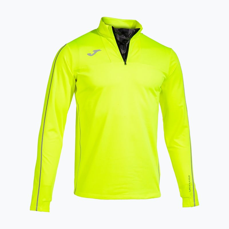 Herren Joma R-Trail Nature fluor gelbes Laufsweatshirt 3
