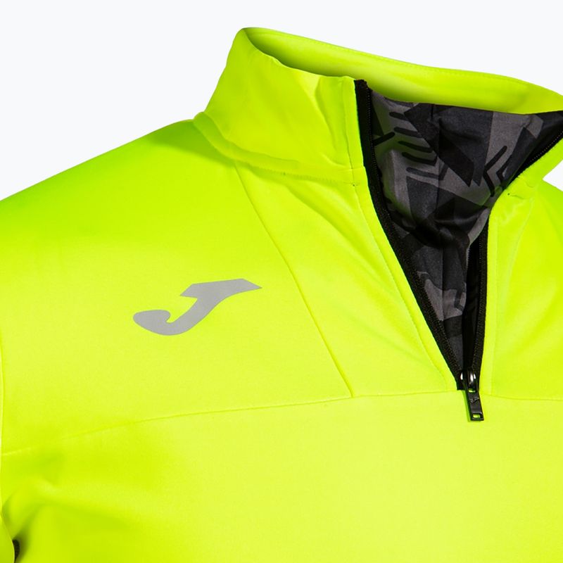 Herren Joma R-Trail Nature fluor gelbes Laufsweatshirt 4