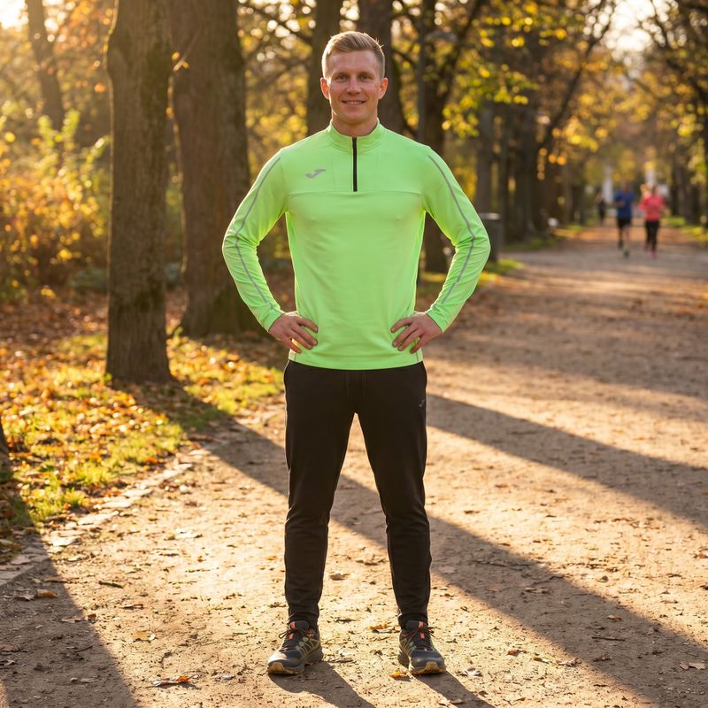 Herren Joma R-Trail Nature grünes Laufsweatshirt 14