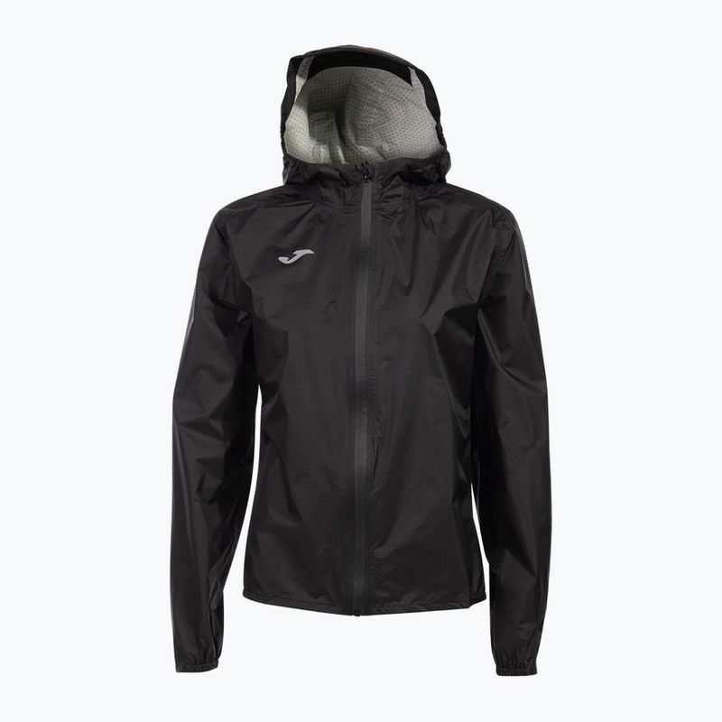 Damen Laufjacke Joma R-City Iconic Raincoat schwarz