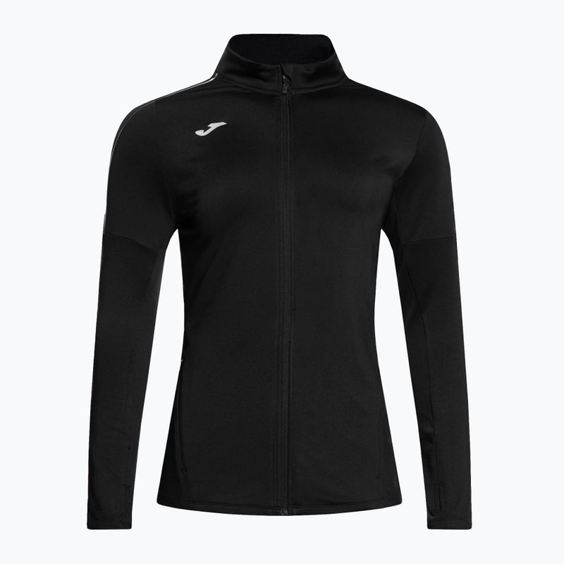 Women's Joma R-City Full Zip Laufshirt schwarz 901829.100