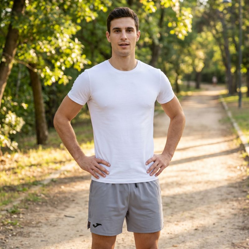Joma R-City Herren Laufshorts grau 103170.276 14