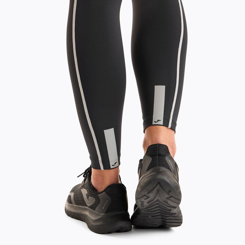 Men's Joma R-Night Long Tights Laufleggings schwarz 103176