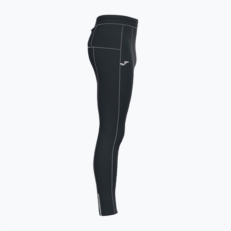 Men's Joma R-Night Long Tights Laufleggings schwarz 103176