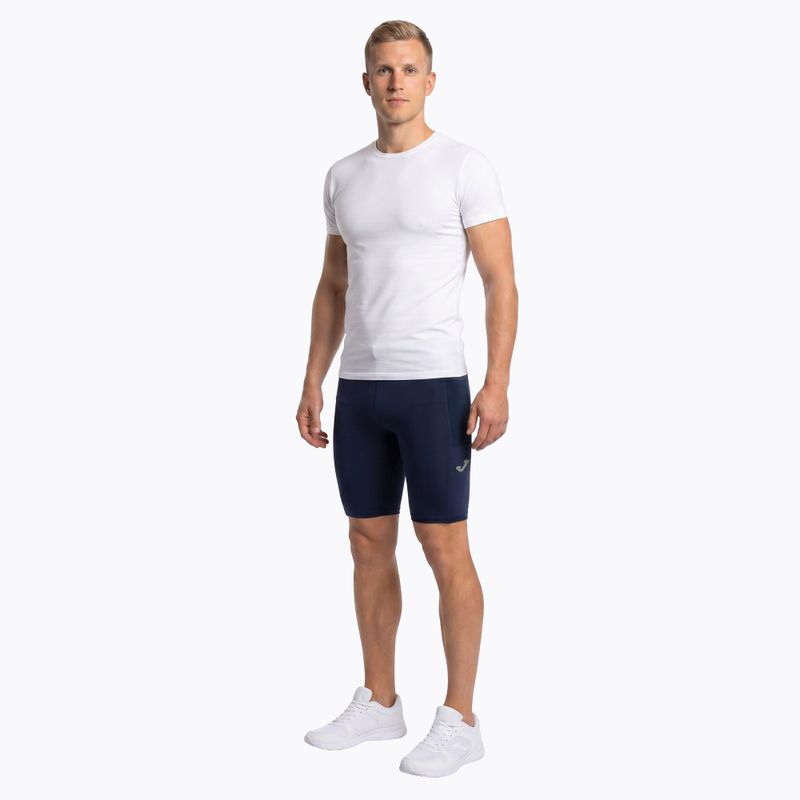Men's Joma Elite X Short Tights Laufshorts navy blau 700038.300