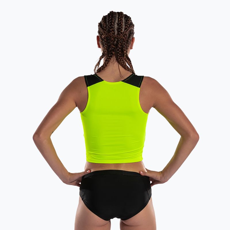 Damen Laufshirt Joma Elite X fluor gelb/schwarz