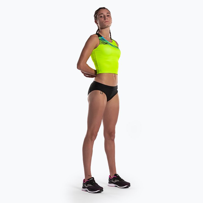 Damen Laufshirt Joma Elite X fluor gelb/schwarz