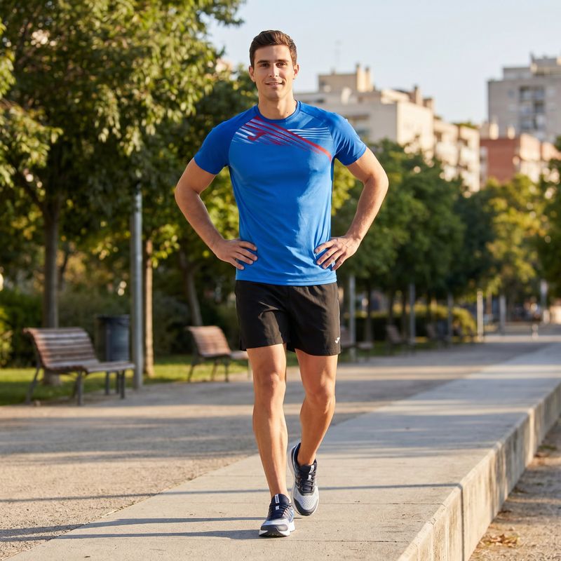 Herren Laufshirt Joma Elite X blau 103101.700 9