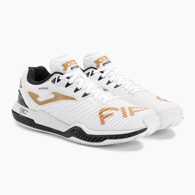 Herren Tennisschuhe Joma Point weiß/gold 4