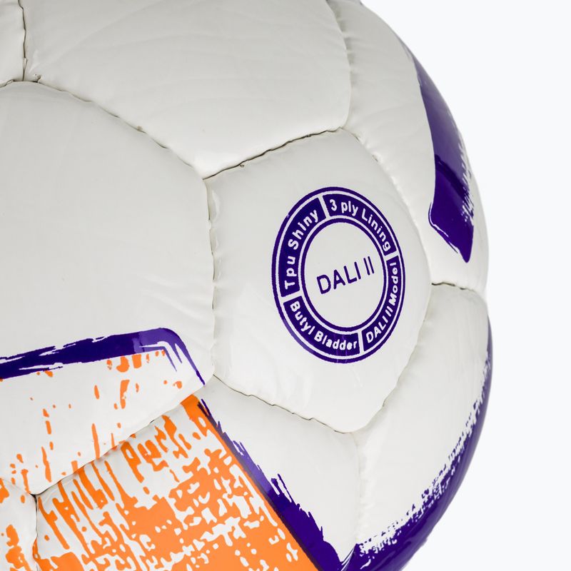 Joma Dali II Fußball weiß / fluor orange / lila Größe 3 4