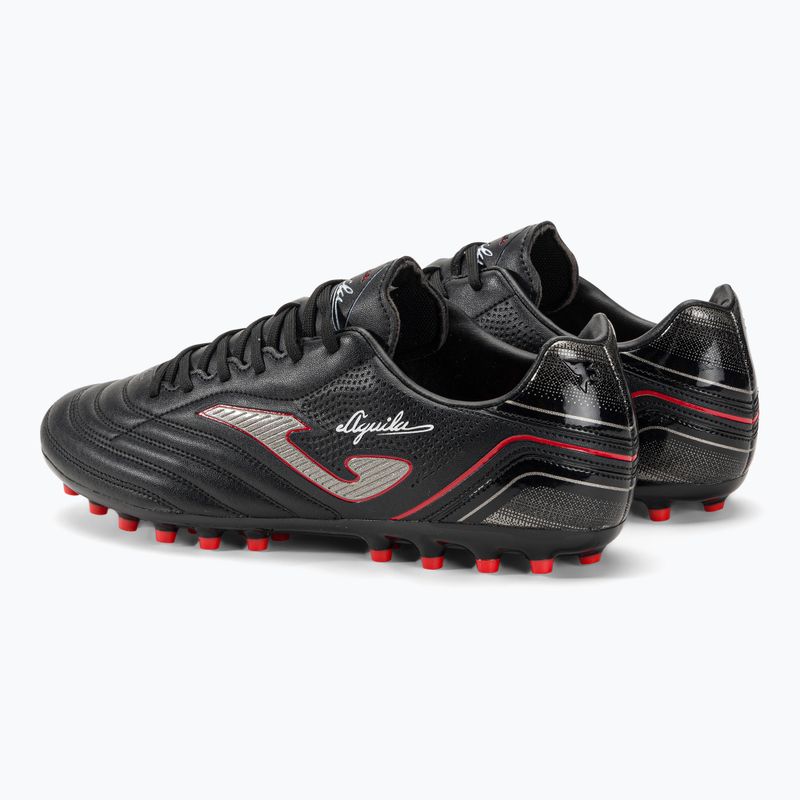 Joma Aguila AG Herren Fußballschuhe schwarz/rot 3