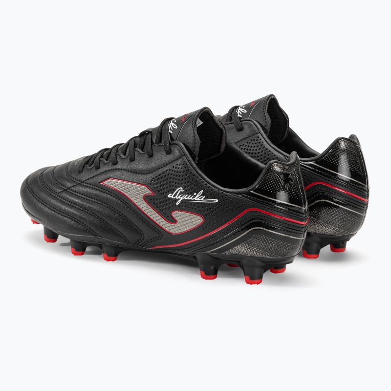 Joma Aguila FG Herren Fußballschuhe schwarz/rot 3