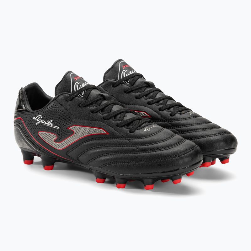 Joma Aguila FG Herren Fußballschuhe schwarz/rot 4