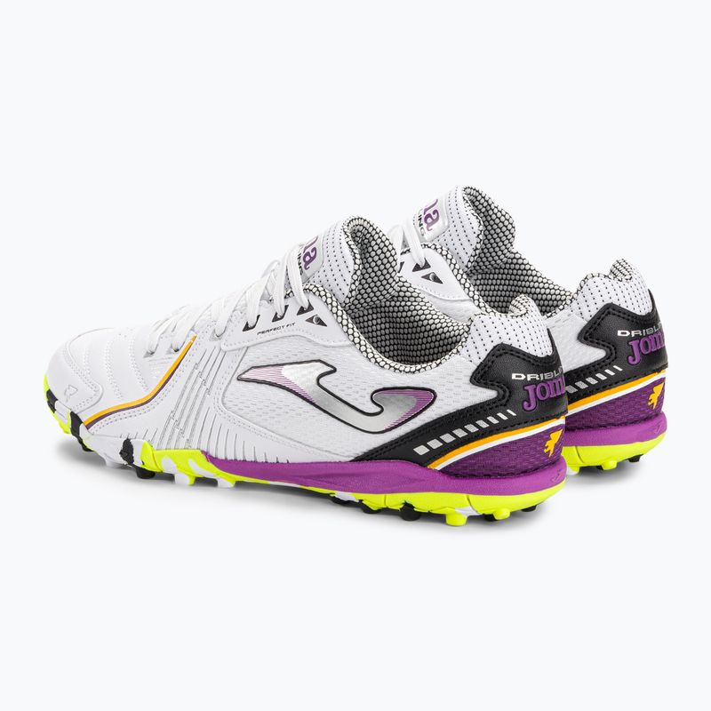 Herren Joma Dribbling TF Fußballschuhe weiß/schwarz 4