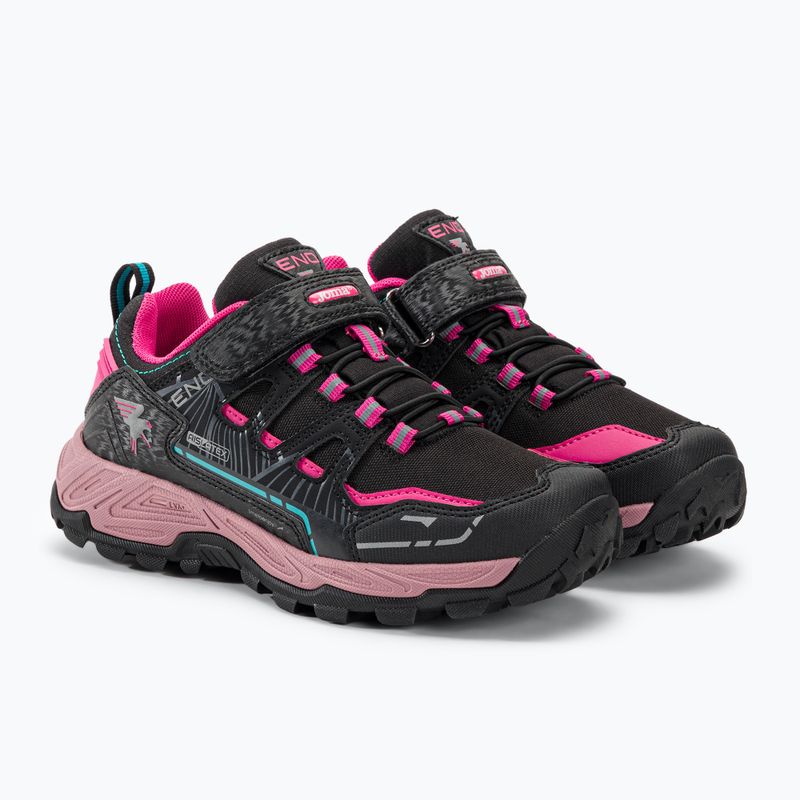 Joma Eno Jr 2303 schwarz/fuchsia Kinder-Trekkingstiefel 4