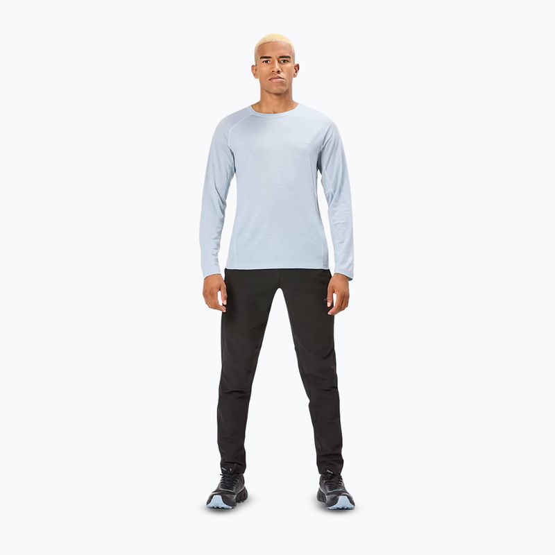 Herren NNormal Merino blau running Longsleeve 2