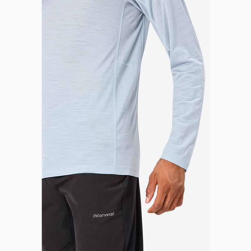 Herren NNormal Merino blau running Longsleeve 4