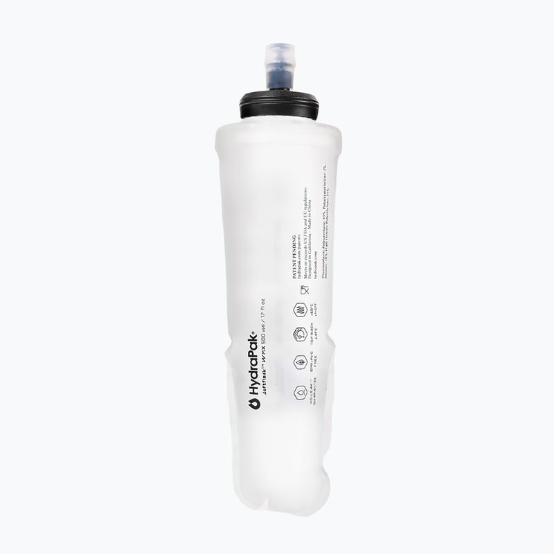 Softflask zum Laufen NNormal Water Flask 500 ml transparent 2