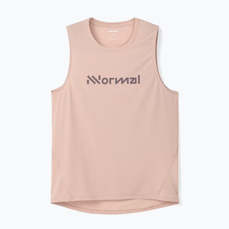 Herren NNormal Race Tank staubig rosa Laufshirt 3