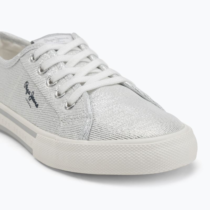 Schuhe Damen Pepe Jeans Brady Paarty silver 5