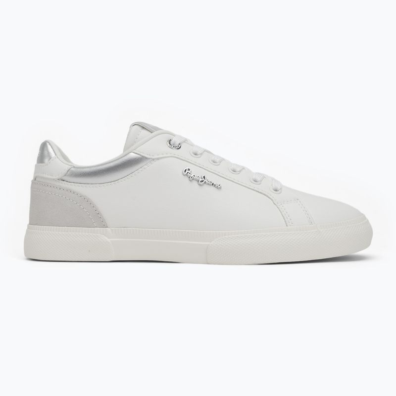 Schuhe Damen Pepe Jeans Kenton Court silver 2