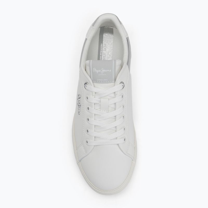 Schuhe Damen Pepe Jeans Kenton Court silver 5