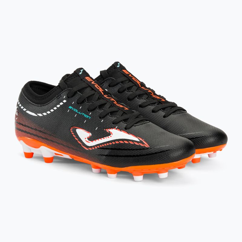 Herren Joma Evolution FG Fußballschuhe schwarz/orange 4