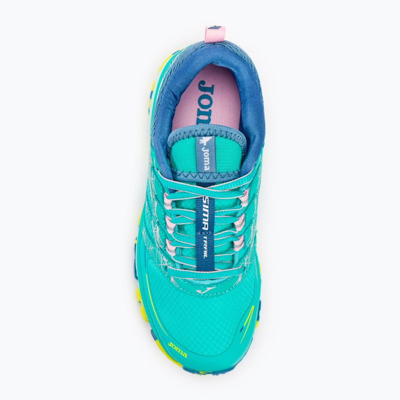 Joma Sima grün/graue Kinderlaufschuhe 5