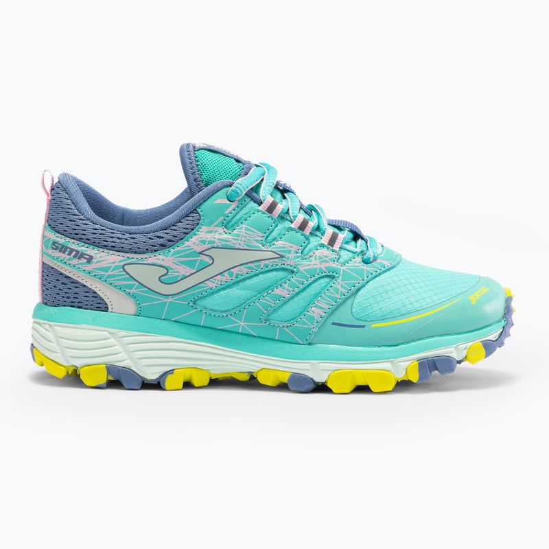 Joma Sima grün/graue Kinderlaufschuhe 8