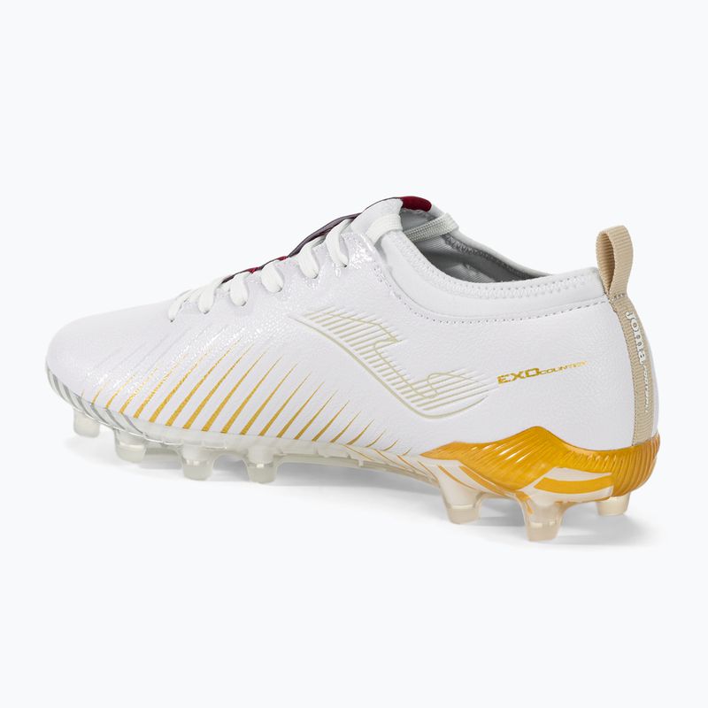 Joma Propulsion Cup FG Herren Fußballschuhe weiß/gold 3