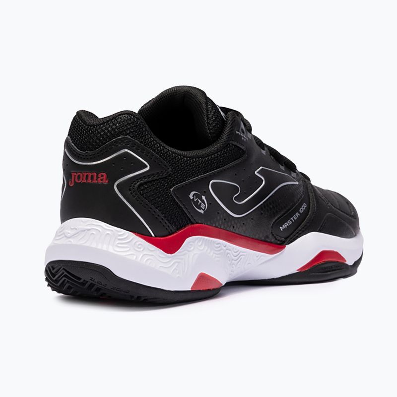 Herren Joma Master 1000 Padel Schuhe schwarz/rot
