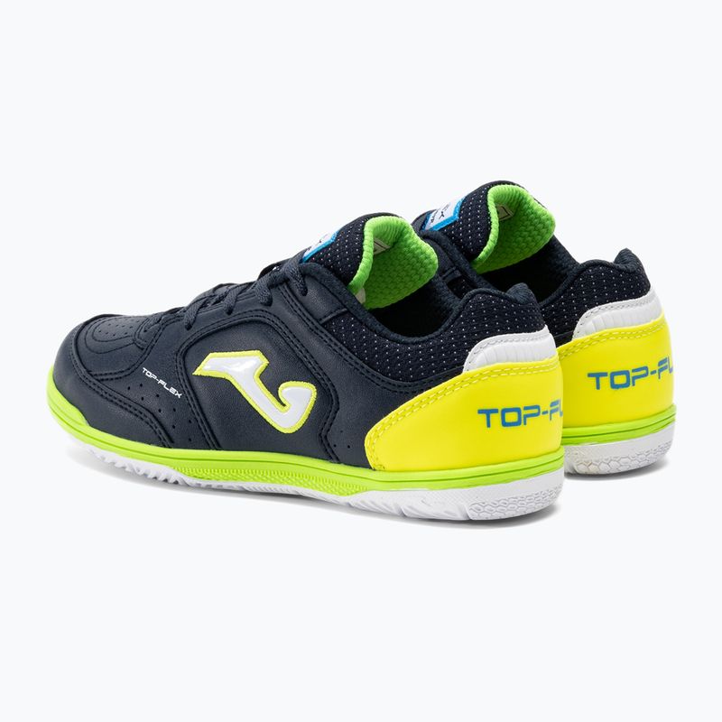 Kinder Fußballschuhe Joma Top Flex Jr IN marine/gelb