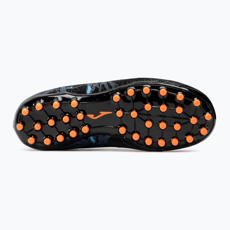 Kinder Fußballschuhe Joma Super Copa Jr AG schwarz/türkis 5