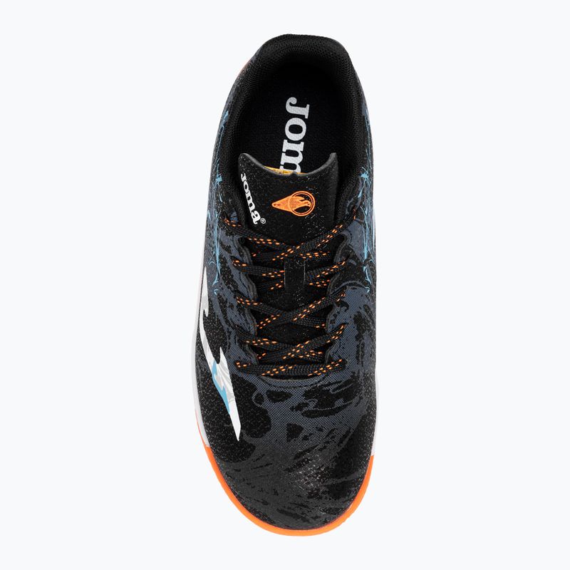 Kinder Fußballschuhe Joma Super Copa Jr IN schwarz/türkis 6