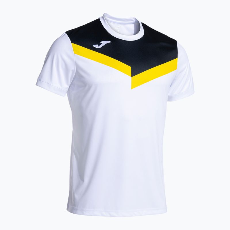 Herren-Tennisshirt Joma Court weiß/schwarz 2