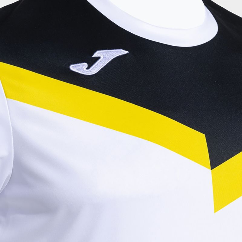Herren-Tennisshirt Joma Court weiß/schwarz