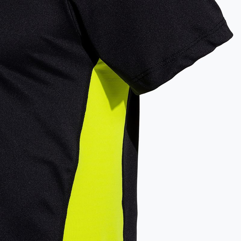 Herren-Tennisshirt Joma Court schwarz/grün
