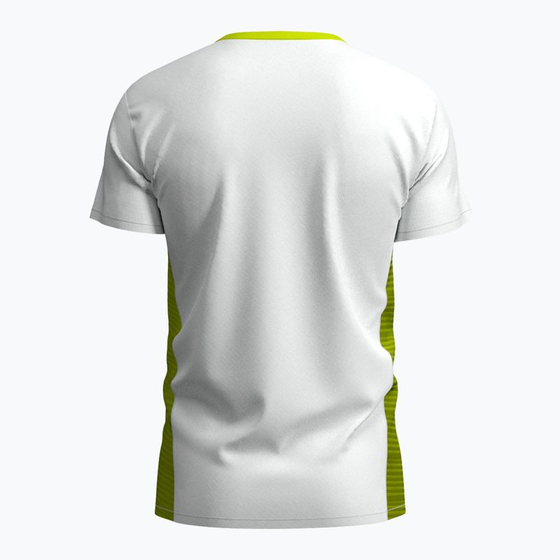 Herren-Tennisshirt Joma Court weiß/grün 2
